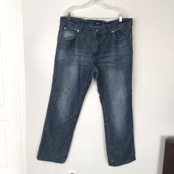 ROK Men's Relaxed Straight Fit  Jeans Size 40x32 - Picture 1 of 9